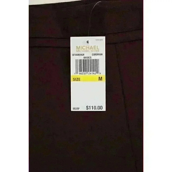 NEW! MICHAEL Michael Kors Women's M Logo Slim Ankle Pants NWT $110 - Picture 3 of 3